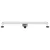 Tuš kanal 2-u-1 sa 360° sifonom Srebrno 90 cm