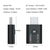 2v1 avdio oddajnik in sprejemnik bluetooth 5.0 adapter USB