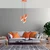 Opviq Luster Kesik-6176-3, 75-121cm, 40 cm, 3xE27, Narandžasti