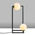 Opviq Stona lampa Corner-15020, 25x25x55 cm, IP20, Crna