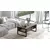 Hanah Home ML34 RG Sto za dnevnu sobu, Sivo-Crna