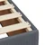 Vidaxl Box spring postelja z vzmetnico temno siva 90x200 cm žamet