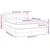 Vidaxl Box spring postelja z vzmetnico modra 140x190 cm blago