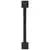 Noge za blagovaonski stol u obliku slova X, 2 kom, crne, 70 x (72-73) cm, čelik