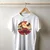Camiseta Majica sa štampanim printom Cam 839, Muška, Bela