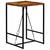 Barski stol od masivnog obnovljenog drva 70 x 70 x 106 cm