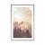 Plakat s paspartujem megla nad gozdom - 20x30 white