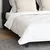 Duvet s jastucima s jastukom 3 pcs Bijelo Mikrofibra i Pero