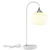 Globo 15548TW - Stona lampa MAXY 1xE27/40W/230V bela
