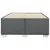 Vidaxl Posteljni okvir brez vzmetnice temno siva 120x190 cm blago