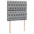 Box spring postelja z vzmetnico svetlo siva 80x200 cm blago