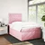 Vidaxl Box spring postelja z vzmetnico roza 120x190 cm žamet