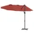 Suncobran Terakota 372 x 198 x 243 cm Poliester i aluminij