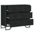 Komoda crna 91x35,5x74,5 cm od konstruiranog drva