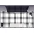 Decormat Podloga za pisalno mizo Plaid pattern 120x60 cm