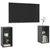 TV ormarići 2 kom sjajni sivi 72x35x36,5 cm konstruirano drvo
