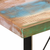 Barski stol 150 x 70 x 107 cm masivno obnovljeno drvo i željezo