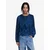 Desigual Bluza modra/mešane barve