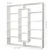 Conceptum Hypnose Polica 125x135,7x22cm Bela
