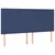 vidaXL Box spring postelja z vzmetnico moder 200x200 cm blago, (20761316)