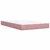 Vidaxl Box spring postelja z vzmetnico roza 120x190 cm žamet