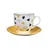 PORCELAN SET ZA KAFU 160ml 6/1 (SRCA/ŽUTI) JH-CS-160ZHC-9320