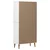 Regal za knjige MOLDE bijeli 85x35x170,5 cm od masivne borovine
