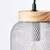 Brilliant - Luster na sajli GIADA 1xE27/40W/230V O 16 cm siva