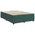 Vidaxl Box spring postelja z vzmetnico temno zelena 140x200 cm žamet
