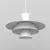Luster na sajli PLATO 1xE27/15W/230V bela