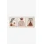 Wallity slika 3Dartsoho41, 3 dijela, 33 x 48 cm