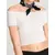 Sinsay - Crop top sa kratkim rukavima - svetlo siva