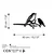 Aberto Design Dekorativna figura Bird On The Branch 02, 40x20 cm, 1.5 mm