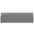 Vidaxl Box spring postelja z vzmetnico svetlo siva 90x190 cm blago
