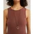 WE Fashion Top  kostanj rjava