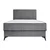 Box Krevet Lina 140/200 140/200 cm , siva