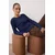 Trendyol Milla ženska bluza Twoaw26Bz00046, tamnoplava