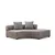 Atelier del Sofa Ugaona garnitura Gondol Siva