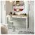 HEMNES Radni sto s 2 fioke, belo bajcovano/svetlosmeđa, 120x47 cm