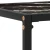 Konzolni stol crni 60 x 35 x 75 cm od kaljenog stakla