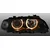 OEM Kristalni farovi Angel Eyes BMW E46 Coupe / Cabrio (99-03), Crni