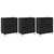 Ormarić za pohranu 3 pcs Crni hrast 60 x 35 x 70 cm