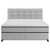 BOXSPRING KREVET CARMEN C 180/200 cm , svetlosiva