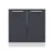 Hanah Home kuhinjski element Minar 4128, 80 cm, beli / antracit