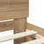 Vidaxl Konstrukcija postelje Umetni hrast 90 x 190 cm Konstruiran les