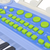 vidaXL Plava dječja klavijatura s 37 tipki, stolicom i mikrofonom