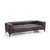 Atelier del Sofa Trosed na razvlačenje Horizon 95x43x173cm Tamnosivi
