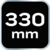 Cevni ključ tipa S, 330 mm, 1,0 02-420