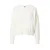 Womens eco viscose oversized sweater - cream