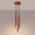 Sollux SL.1528 - Luster na sajli PASTELO 5xG9/8W/230V crvena